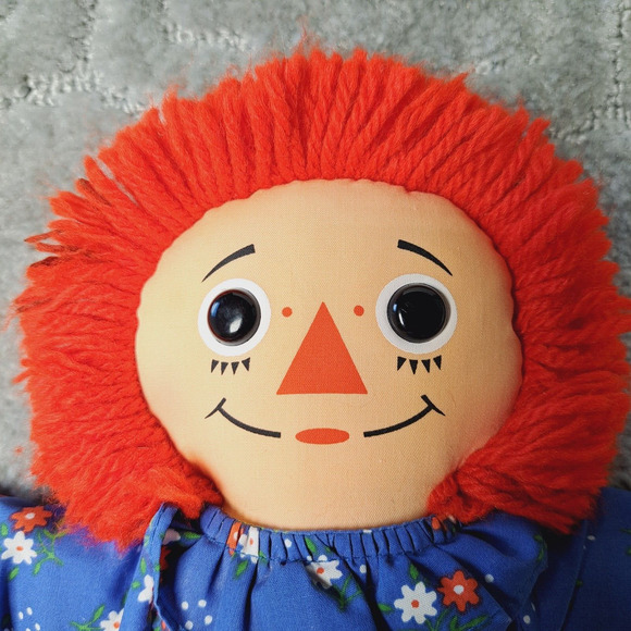 Raggedy Ann Doll 12" Plush Playskool Soft Toy Stuffed Animal Ragdoll vtg 1987 - Picture 4 of 7